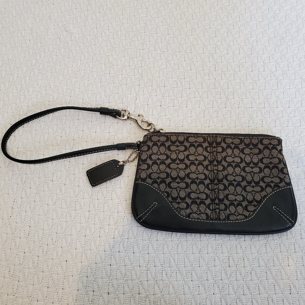 Coach Signature Wristlet